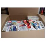 Box of TV Guides from Dec 2000 - May 2002 Box of TV Guides from Dec 2000 - May 2002