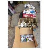 Light Fittings with Bulbs, Switch Covers, Light Fittings with Bulbs, Switch Covers,
