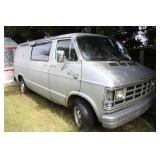 Dodge Van, 1986, Not Running, Dodge Van, 1986, Not Running,