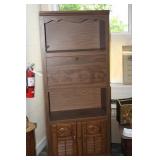 Wooden Cabinet 30 x 14 x 71H