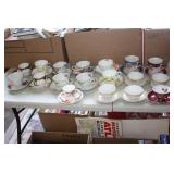 Collection of Cups & Saucers