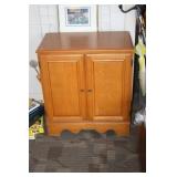 Wooden Cupboard 28.5 x 16.5 x 31H