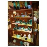 2 Shelves, Blue Mountain Pottery & More