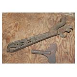 Antique Can Opener & Clock Key Antique Can Opener & Clock Key