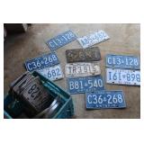 Assorted License Plates incl 1950/1974 & 80`s & Assorted License Plates incl 1950/1974 & 80`s &