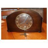 Blackforest Mantle Clock & Key, Not Tested Blackforest Mantle Clock & Key, Not Tested