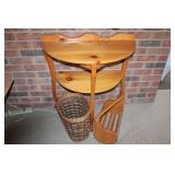 Wooden lot Half Moon Table & More Wooden lot Half Moon Table & More