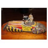 Antique Tin Car 15L, 'We`ll Move you Down' Antique Tin Car 15L, 'We`ll Move you Down'