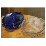 2 Anchor Hocking Casserole Dishes 1.5 & 2L 2 Anchor Hocking Casserole Dishes 1.5 & 2L