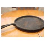 Older Flat Cast Iron Pan 11.5D Older Flat Cast Iron Pan 11.5D