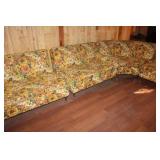 4 Piece Modular Retro Couch, Corner Unit & Chair 4 Piece Modular Retro Couch, Corner Unit & Chair