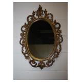 Gold Framed Mirror 21 x 32