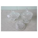 3 Pieces of Pinwheel Crystal