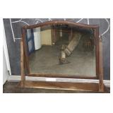 Wood Framed Mirror 27 x 39