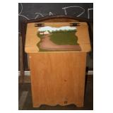 Wooden Trash Box 20 x 12 x 28H