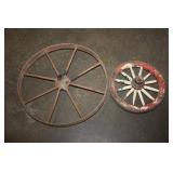 2 Antique Wheels 20D & 12D