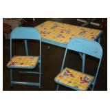 Kids Vintage Table & 2 Chairs