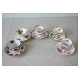 5 Cups & Saucers