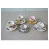 5 Cups & Saucers