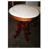 Lovely Marble Top Side Table Made in Italy