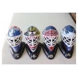 4 NHL Helmets