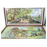 2 Lovely Tapestries 21 x 38