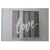 'Love' Wall Hanging 26x26