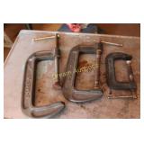 C Clamps Various Sizes