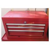 Metal Tool Box - Top Piece with Contents