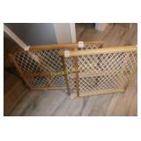 2 Wooden Safety Gates