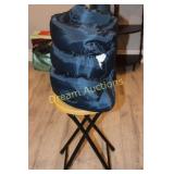 Single Sleeping Bag & Folding Camp Stool