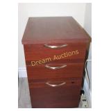Filing/2 Drawers Cabinet on Wheels 16x21x27.5H