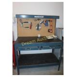 Mastercraft Metal Workbench & Contents 47x24x61H