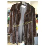 Mid Length Fur Coat Size Small Mid Length Fur Coat Size Small
