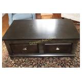 Expandable 2 Drawer Coffee Table 48x28x20H- closed