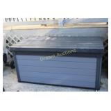 Plastic Outdoor Storage Bin 59x28x28H