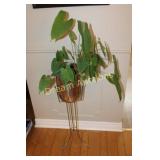 Ice Bucket on Stand with Plant