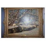 2 Franz Johnston Prints on Board 28x25