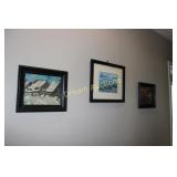 3 Framed Prints