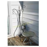 Plant Stand 60H & Small Table