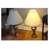 Pair of Table Lamps 27H