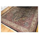 Area Rug, 93x131, Some damage on one corner as