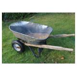 Dual Wheeled Wheelbarrow, Needs attention/Repair