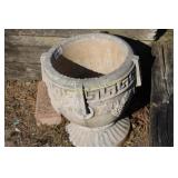 Concrete Flower Pot, Very Heavy