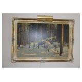 Framed 'Shack in the Woods' by Franz Johnston