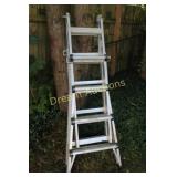 Extendable Aluminum Ladder Approx 9FT