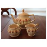 Sadler Tea Pot, Cream/Sugar