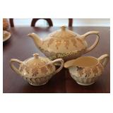 Sadler Tea Pot, Cream/Sugar