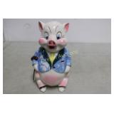 Porcelain Piggy Bank 8H