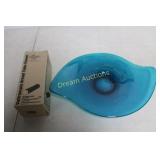 Pampered Flower Cutter & Glass Serving Dish